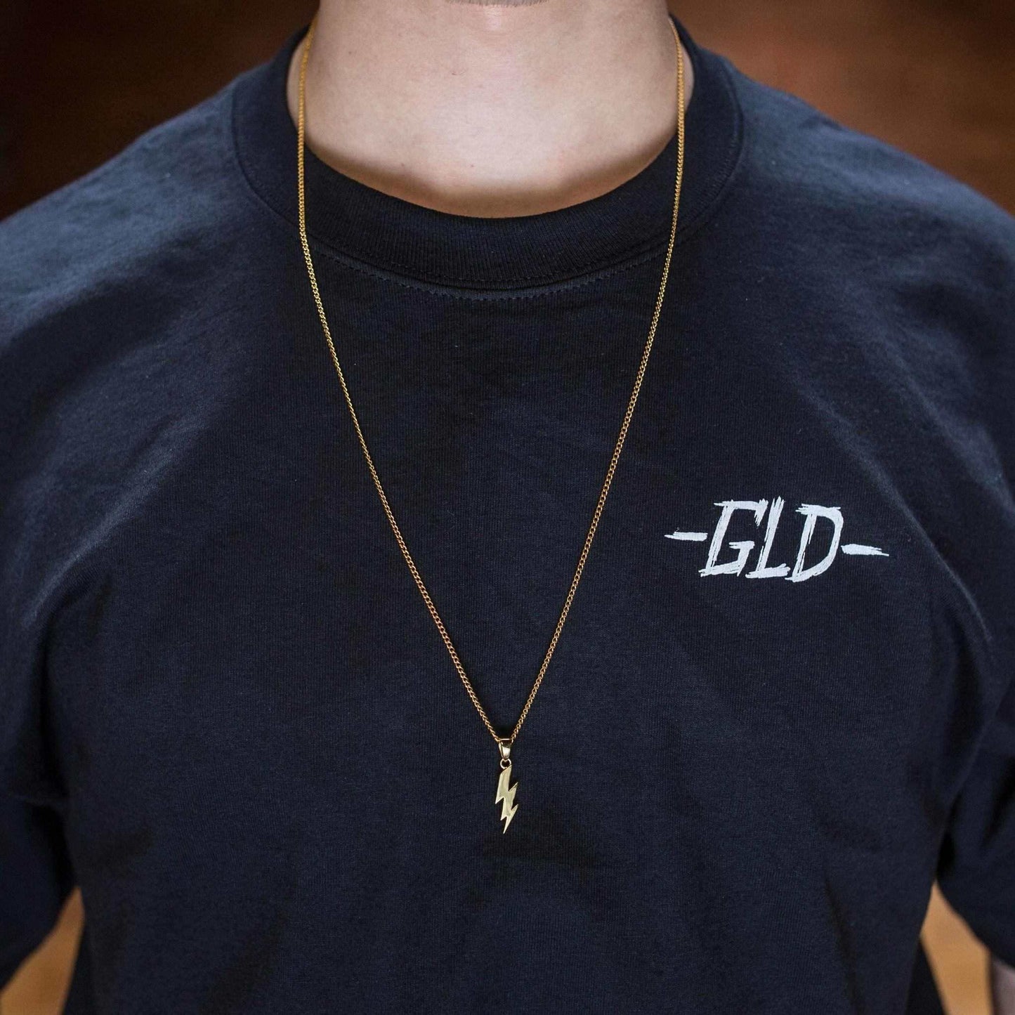 18k Vermeil Micro Lightning Bolt