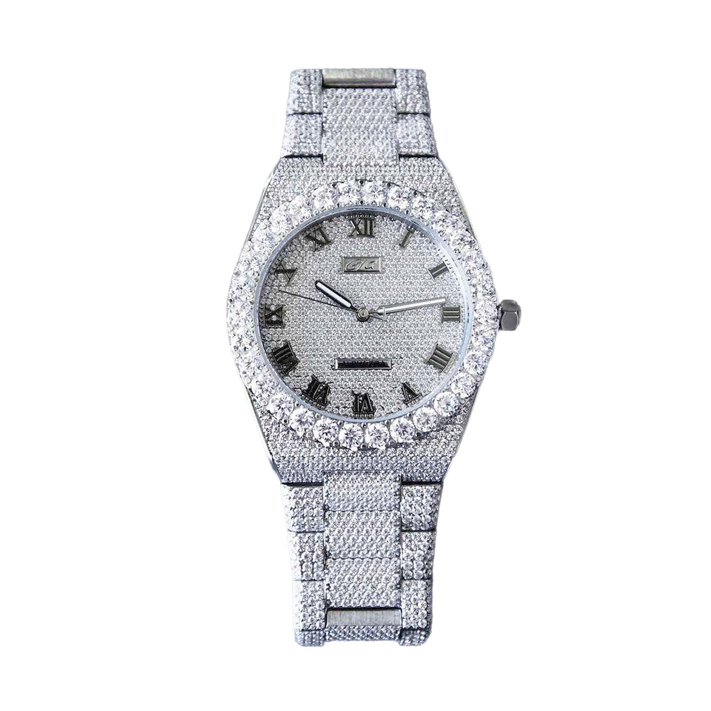 42MM Fully Iced Moissanite Alpha Era® 316
