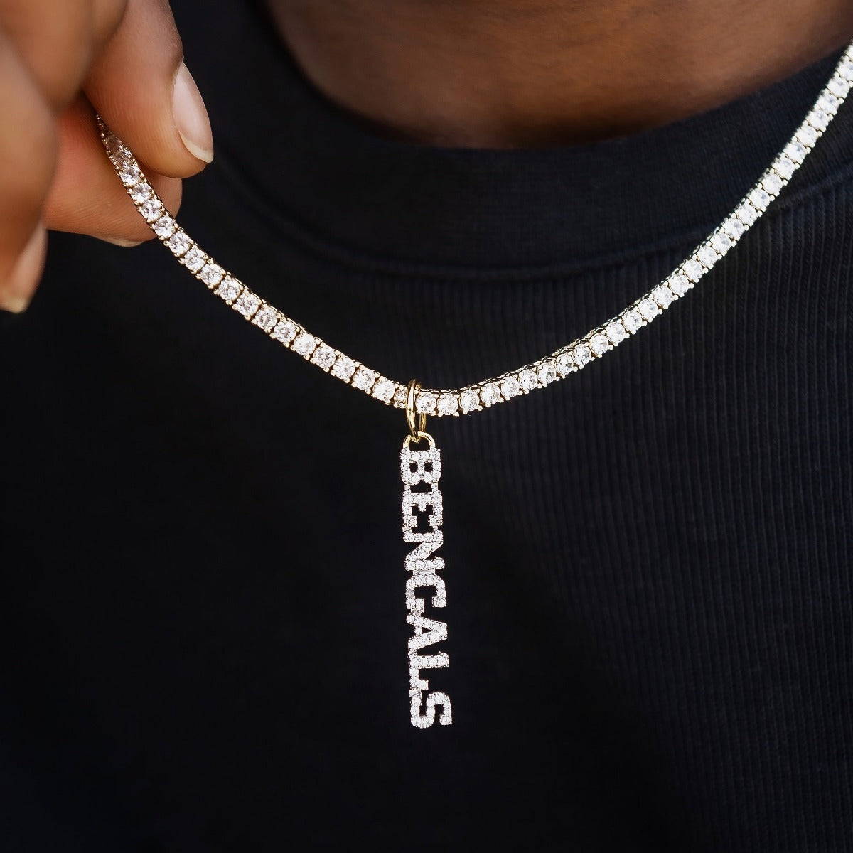 Cincinnati Bengals Wordmark Pendant