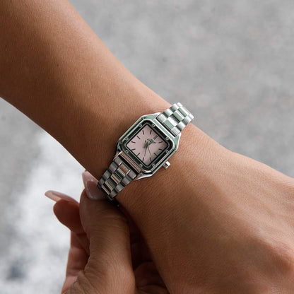 30MM Ethereal Pink Dial Watch - White Gold