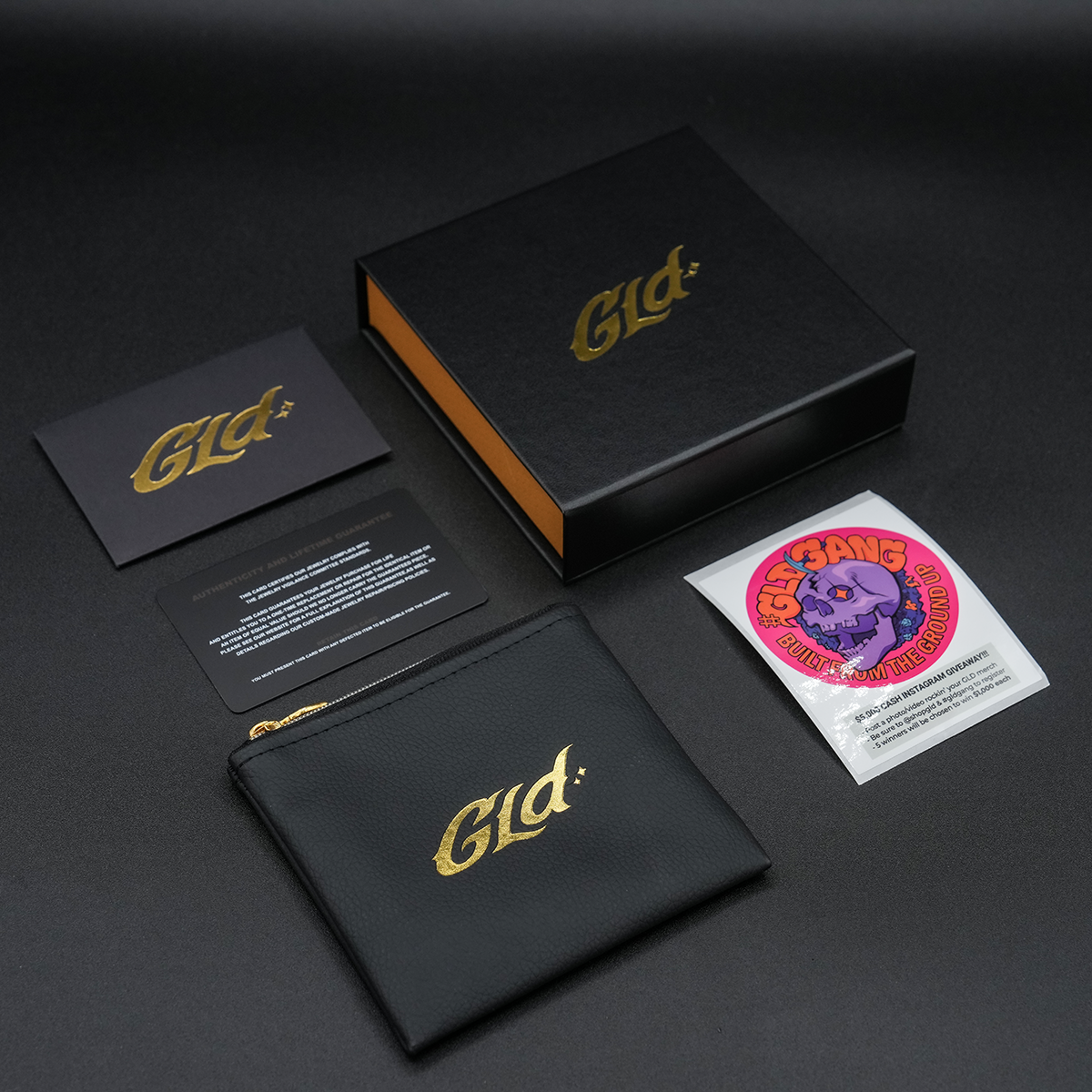 Black Diamond Lion Pendant in Black