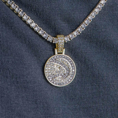 Atlanta Hawks Official NBA Micro Logo Pendant